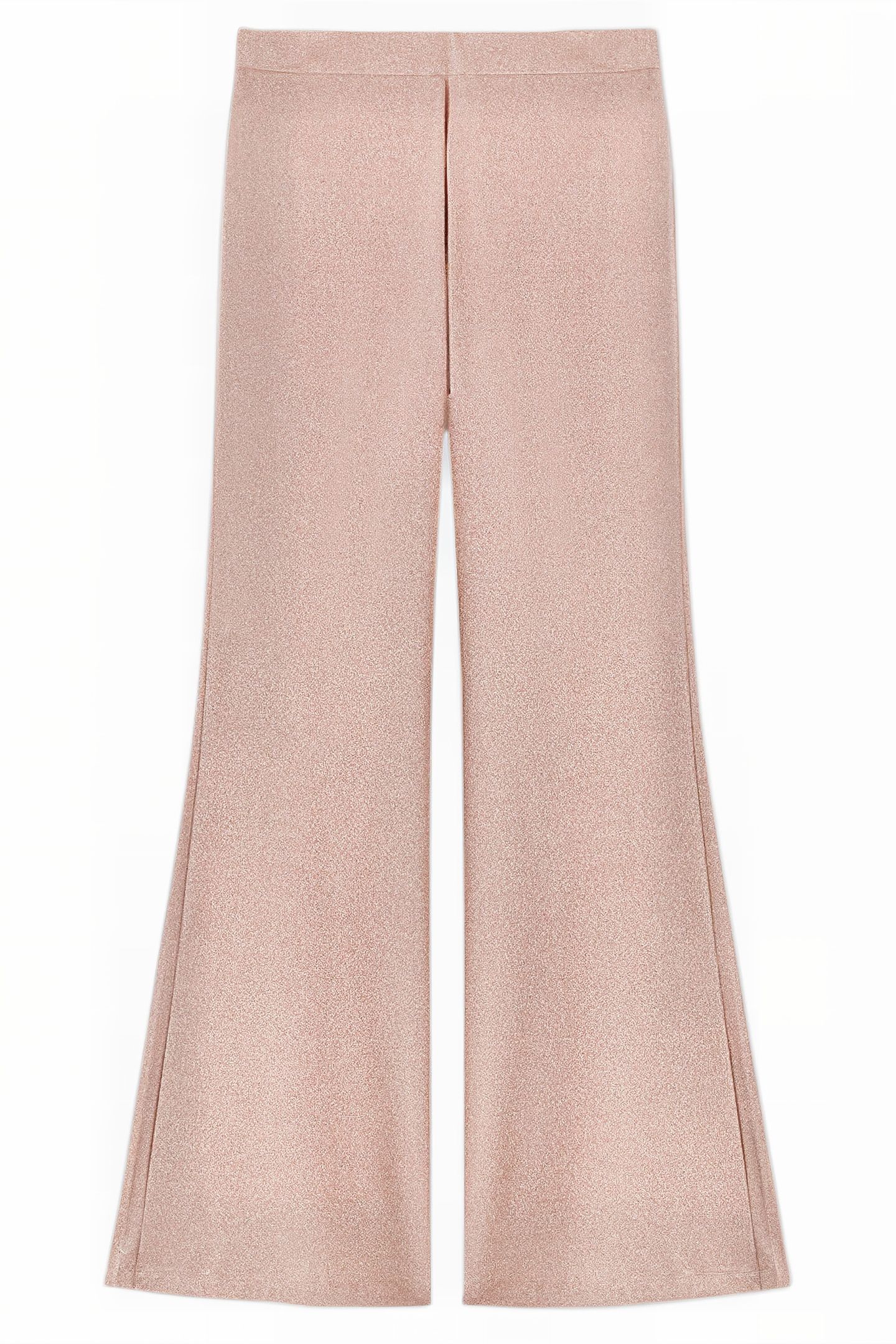LUREX FLARED TROUSERS NATURAL 3