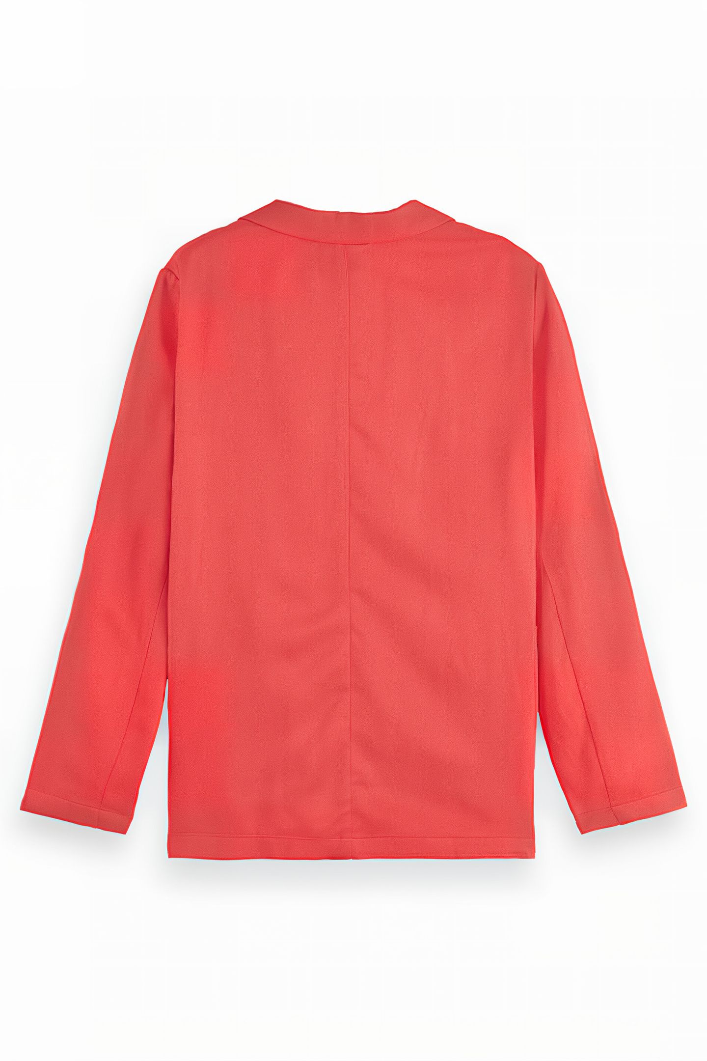 BOXY UNLINED SINGLE BREASTED BLAZER FIERY ROSE 2