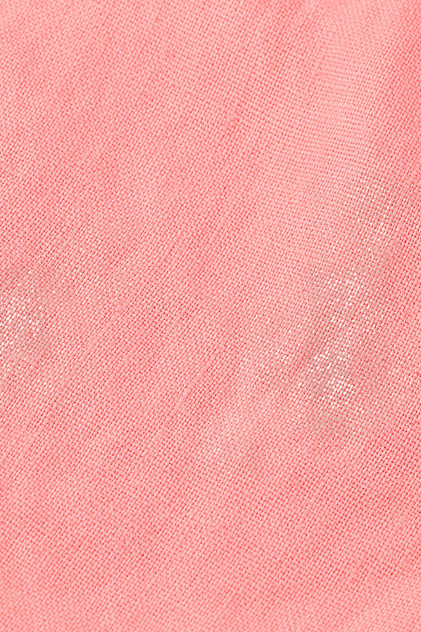 HIGH-RISE LINEN SHORT NEON CORAL 3