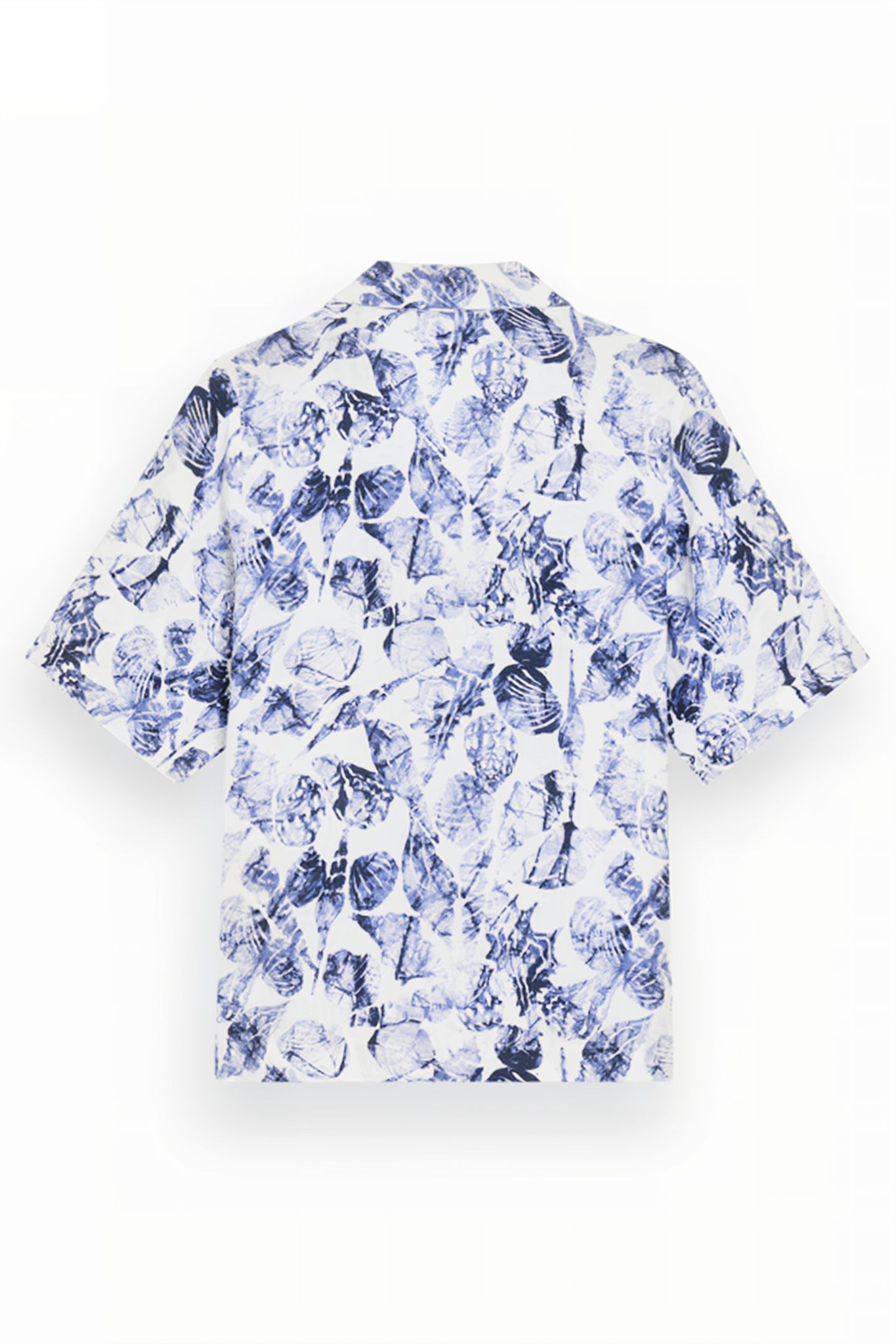 CAMP SHIRT IN LINEN SHELL BATIK BLUE 5