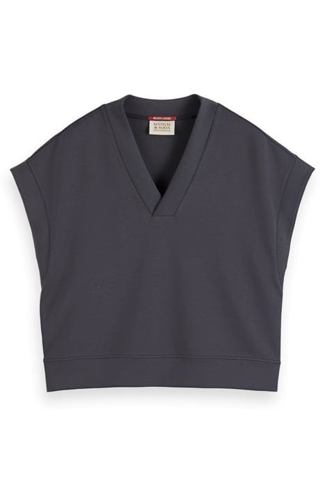 V-NECK SLEEVELESS MODAL SWEATSHIRT ANTRA 1