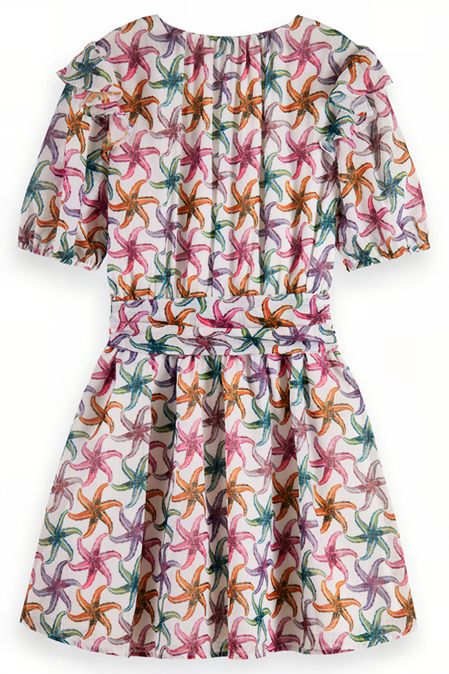 RUFFLED MINI DRESS STARFISH 2