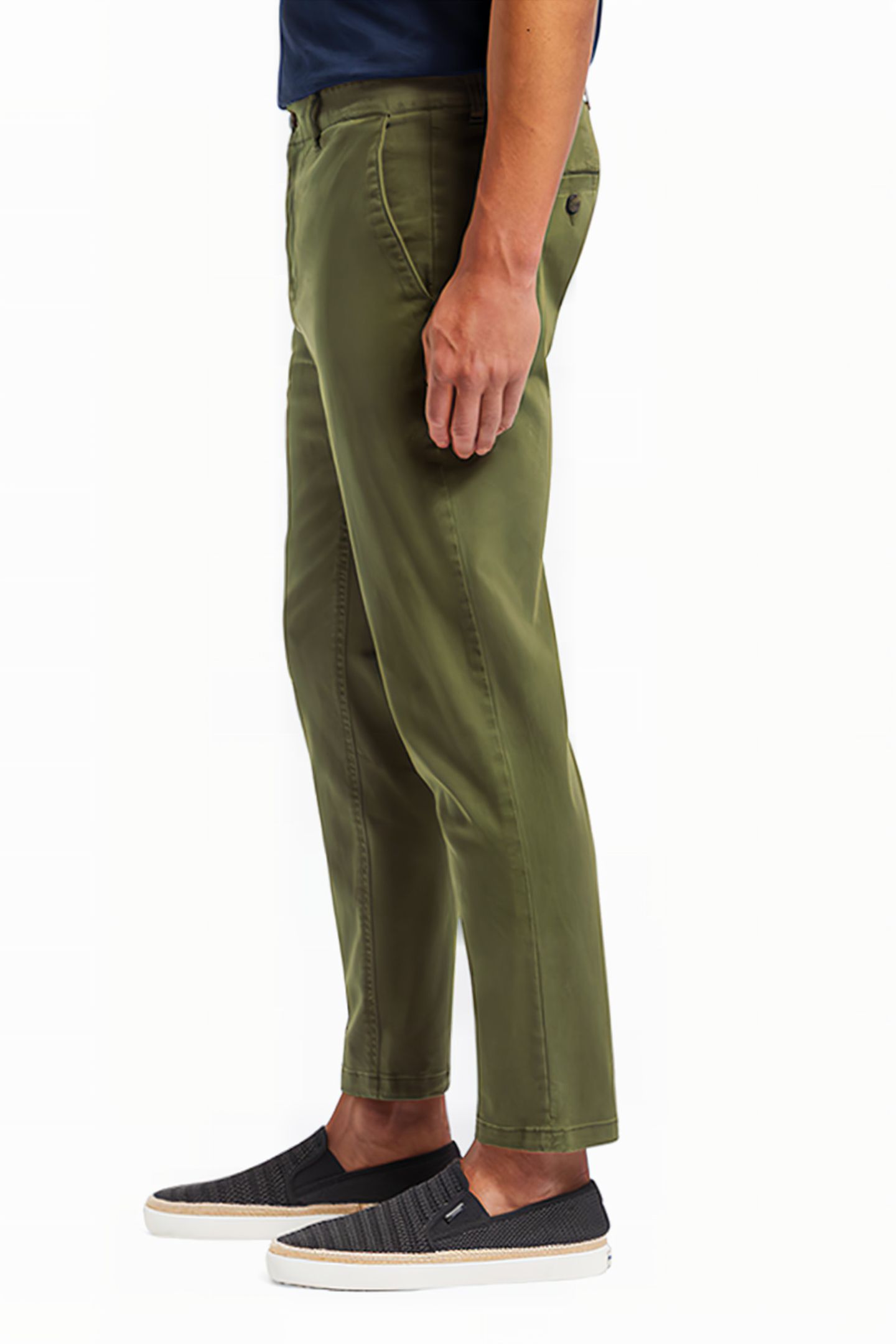 DRIFT - STRETCH TWILL CHINO ALGAE 6