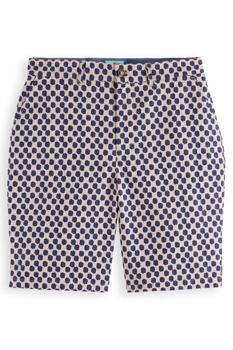 DRIFT- PRINTED LIGHTWEIGHT COT POLKA NAVY BLUE 4