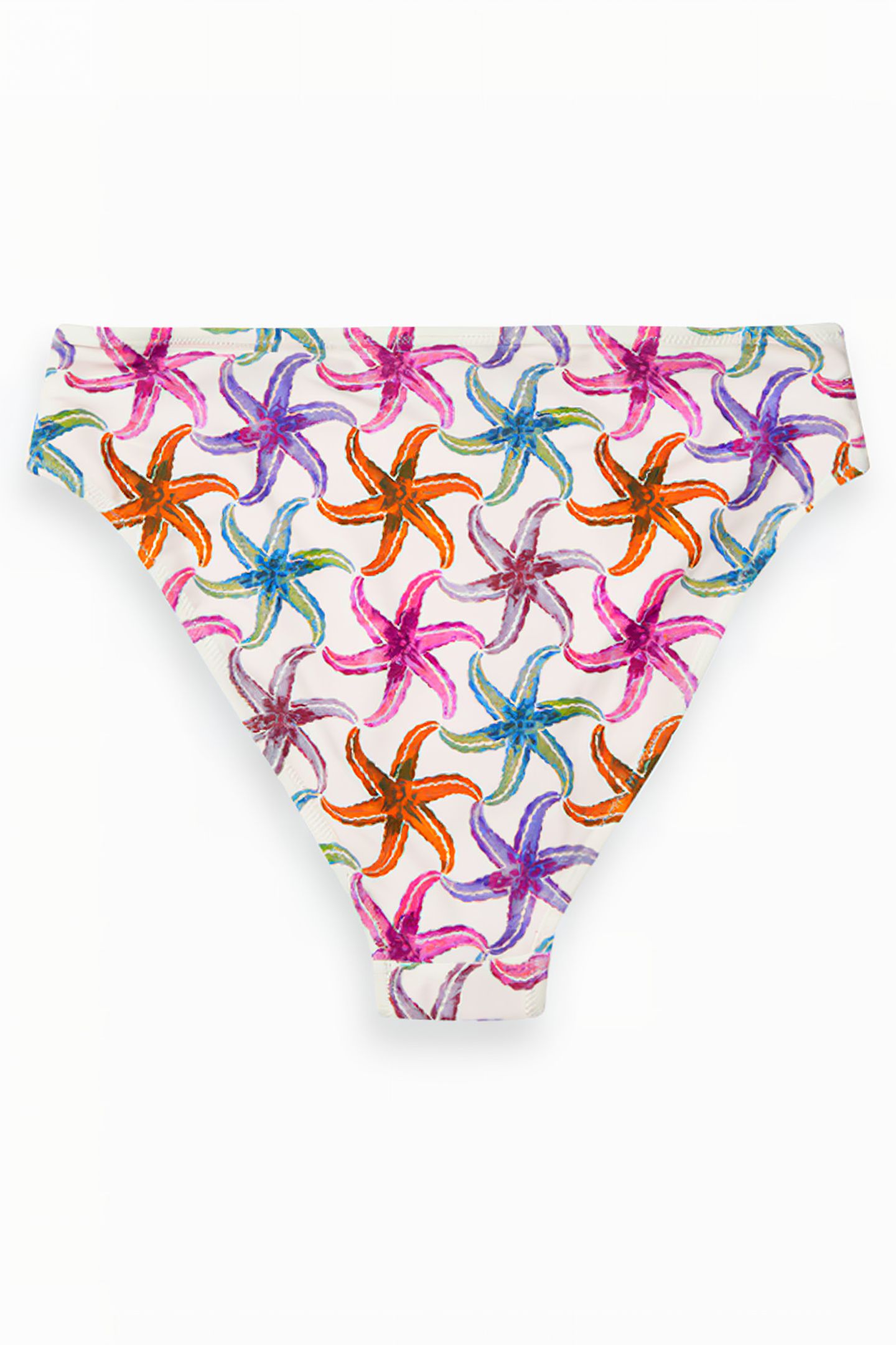 REVERSIBLE HIGH-WAIST BIKINI BOTTOM STARFISH 4