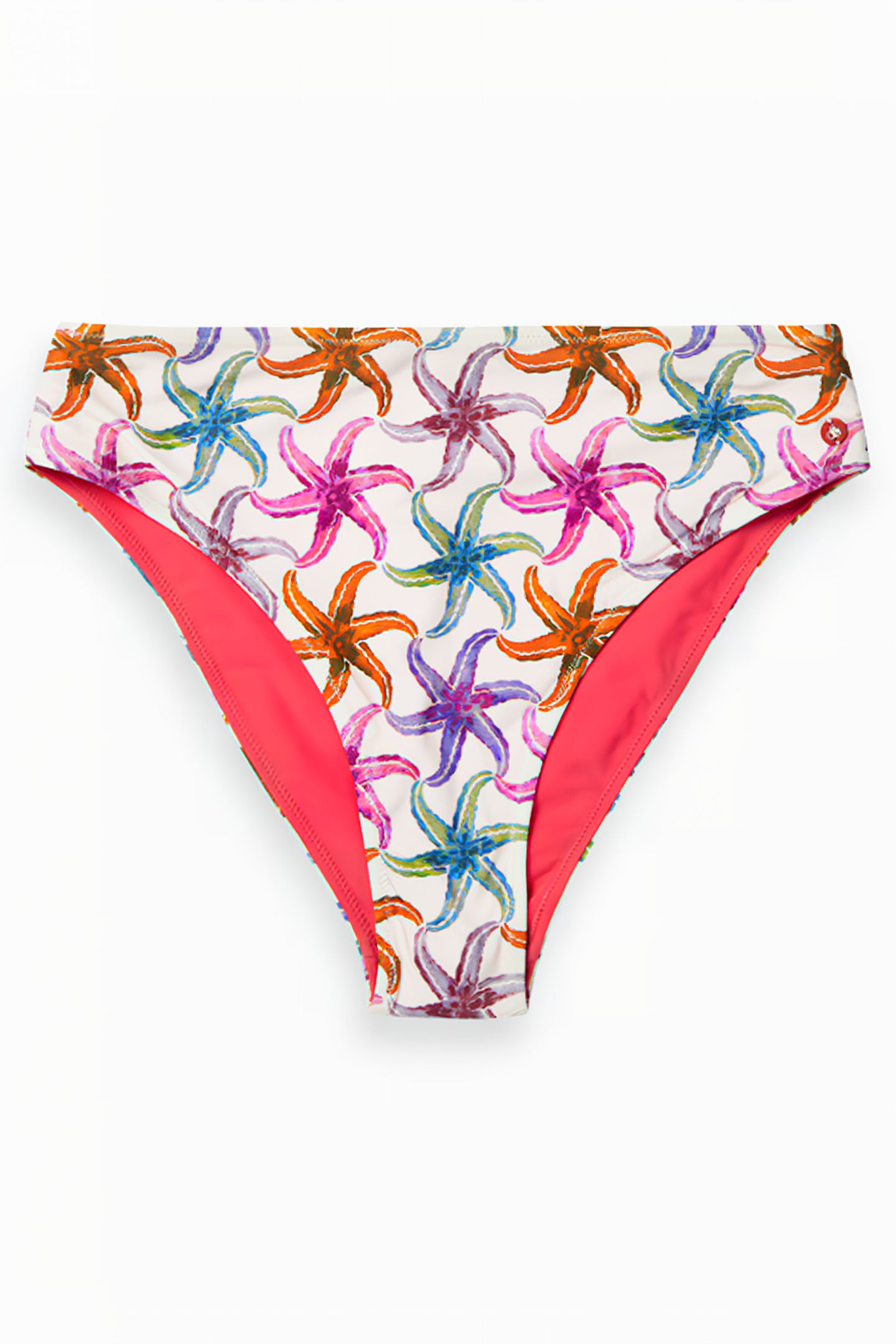 REVERSIBLE HIGH-WAIST BIKINI BOTTOM STARFISH 3