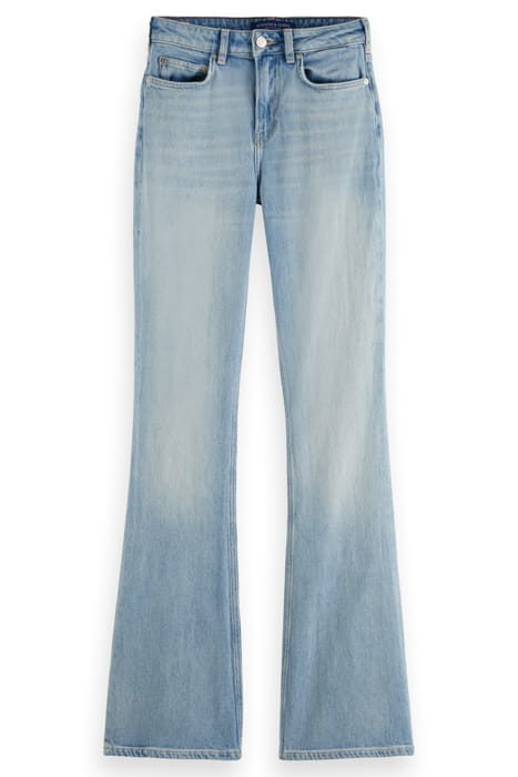THE CHARM HIGH RISE CLASSIC FLARED JEANS — ALL OR NOTHING AL 4