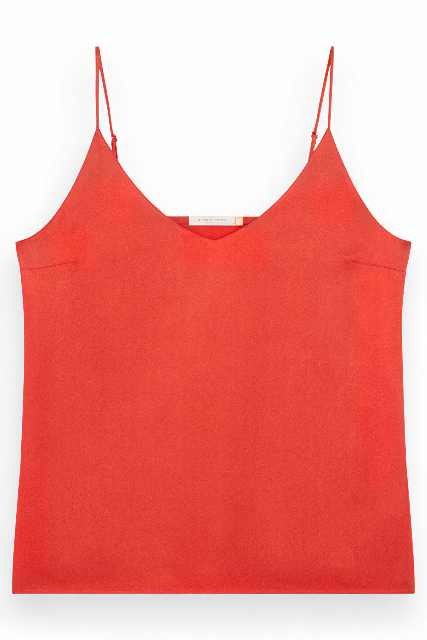 CAMISOLE WOVEN FRONT JERSEY BACK RUSTIC CORAL 1