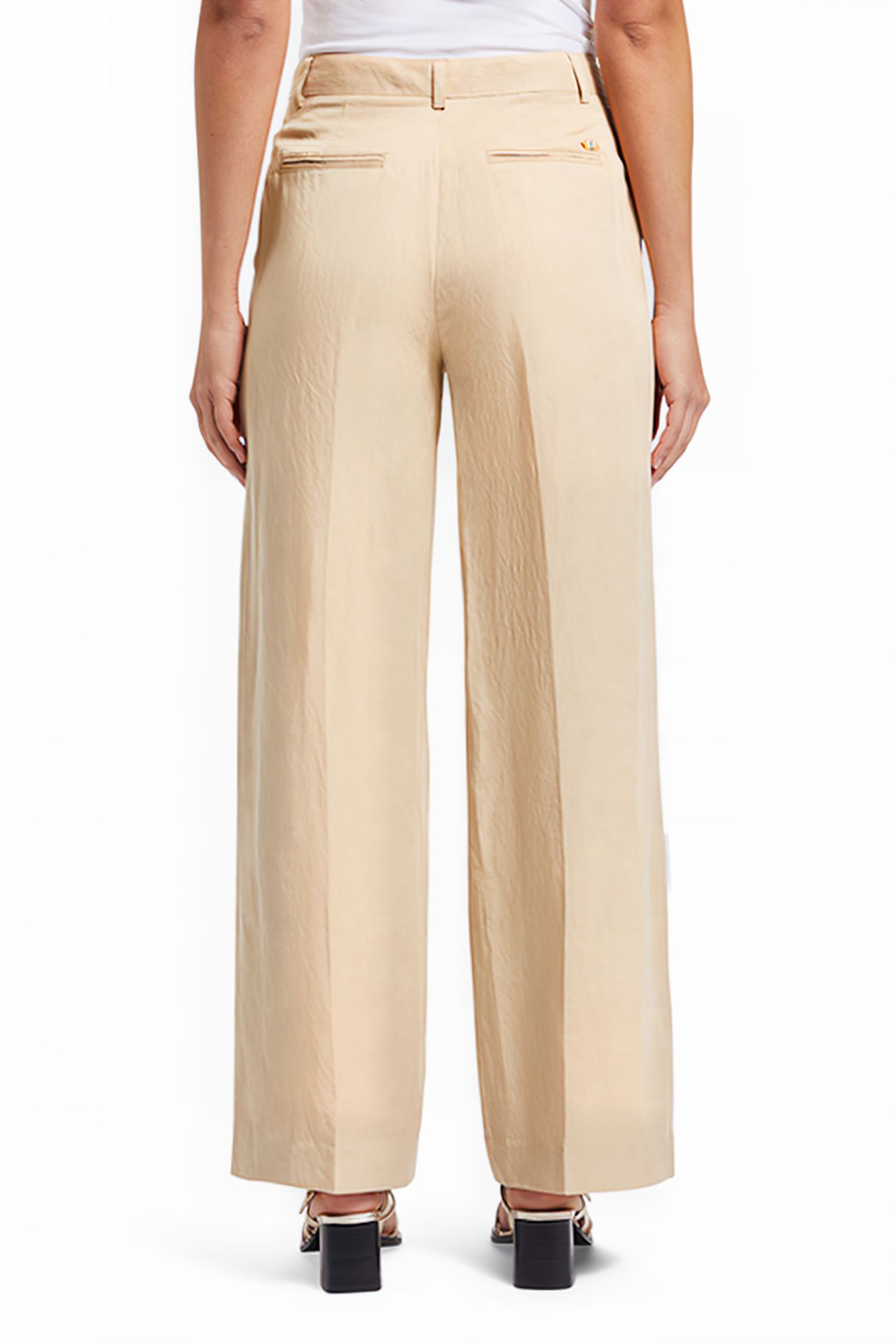 EDIE - HIGH RISE WIDE LEG TROUSERS MOCCA 2