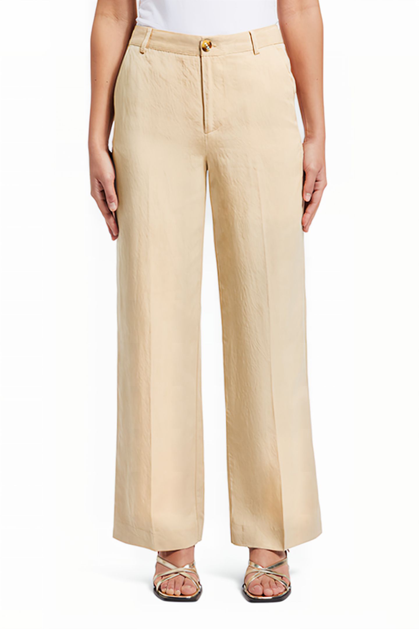 EDIE - HIGH RISE WIDE LEG TROUSERS MOCCA 1
