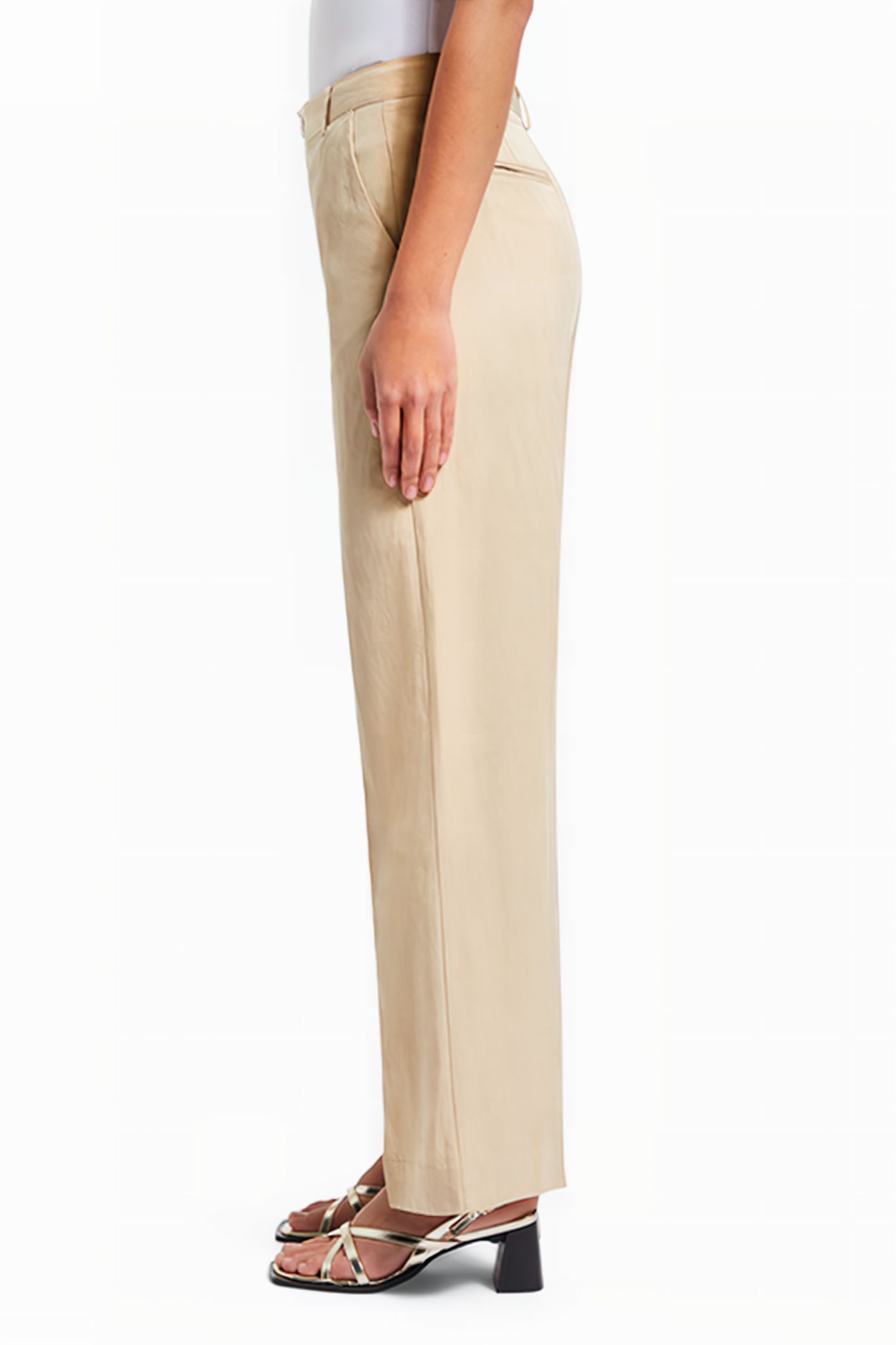 EDIE - HIGH RISE WIDE LEG TROUSERS MOCCA 5