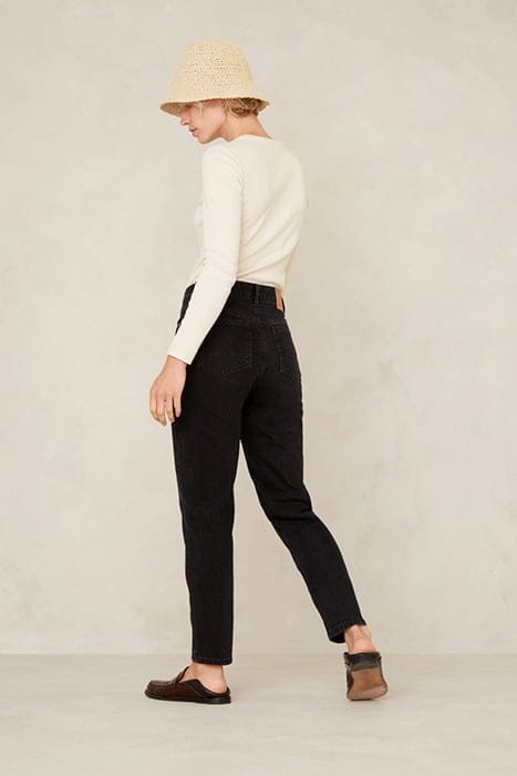 CAROLINE CROPPED HOLO BLACK USED 2