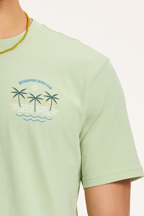 ANTIGUA PORT T-SHIRT DUST GREEN 7