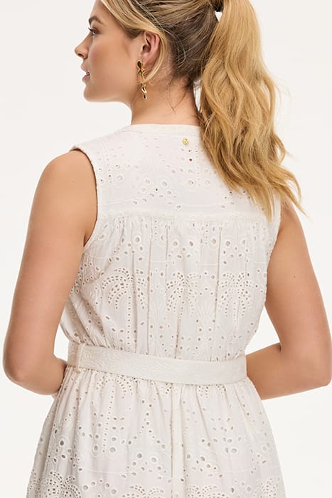 JULIA DRESS OPEN PALM EMBRO PALM BRODERIE OFF WHITE 9