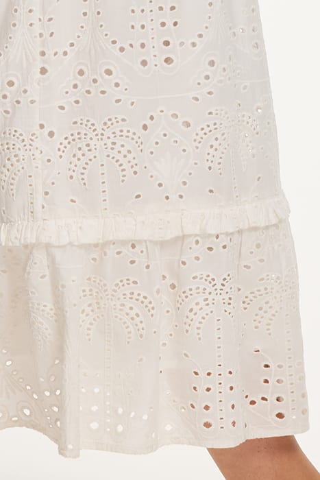 JULIA DRESS OPEN PALM EMBRO PALM BRODERIE OFF WHITE 10