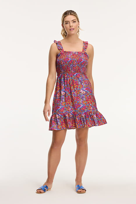 FIESTA DRESS SICILIAN FLOWER PURPLE SICILIAN FLOWER 3
