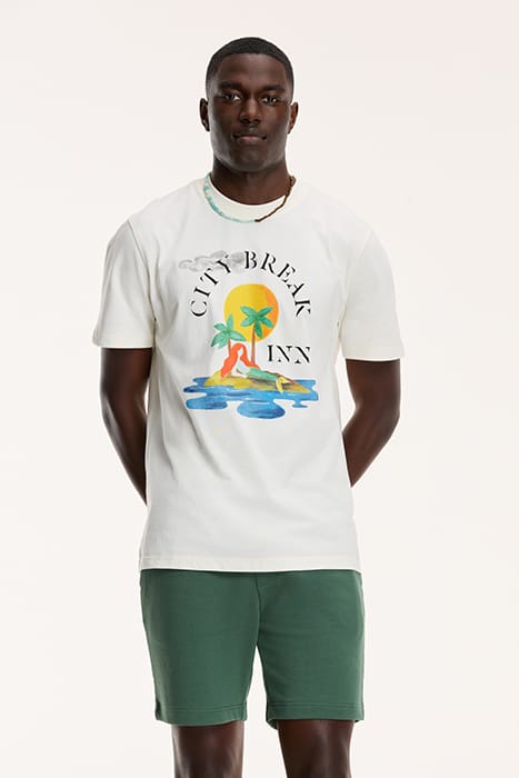 CITY BREAK INN T-SHIRT JET STREAM WHITE 1