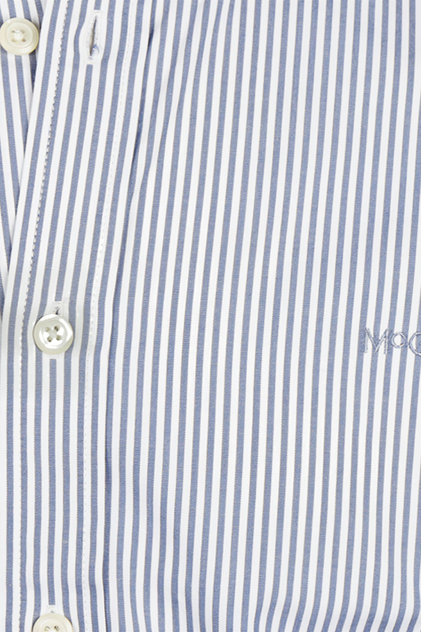 STRIPED POPLIN SHIRT FADED BLUE 5