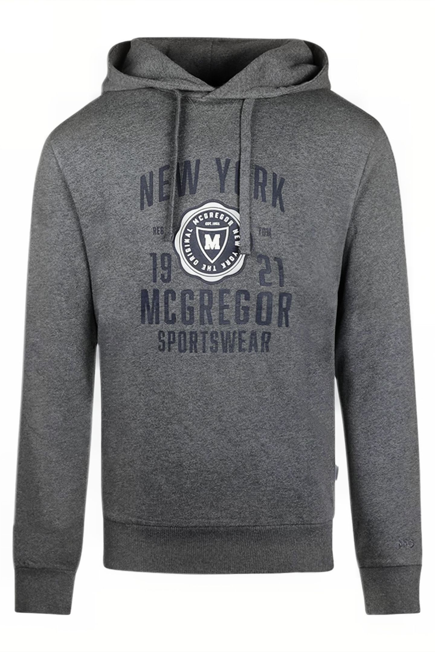 GRAPHIC HOODY DARK GREY MELANGE 1