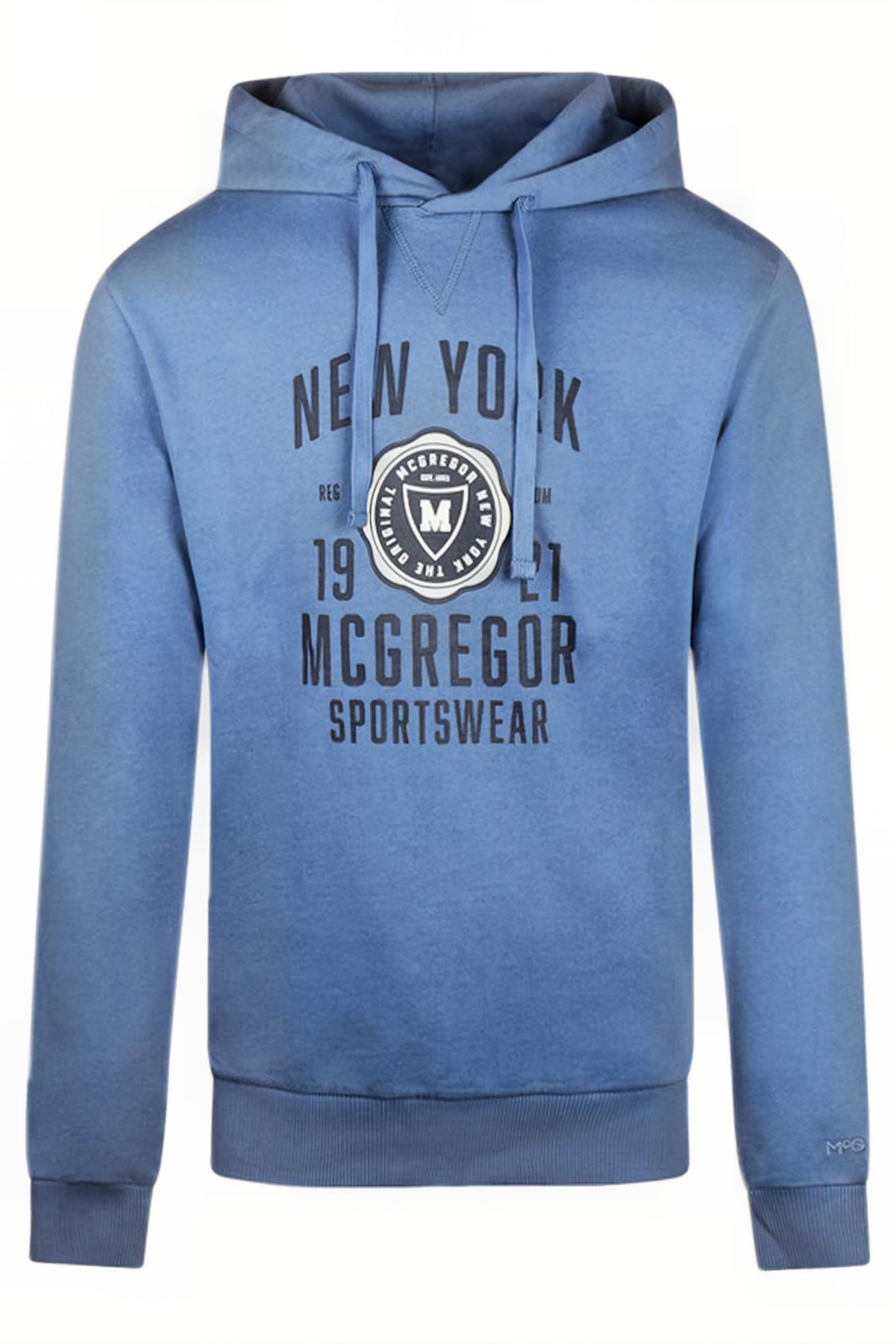 GRAPHIC HOODY FADED BLUE 1