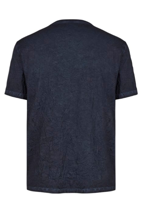 REGULAR FIT SS CREW WITH GARMENT DYE AND CAPRI BLUE 2