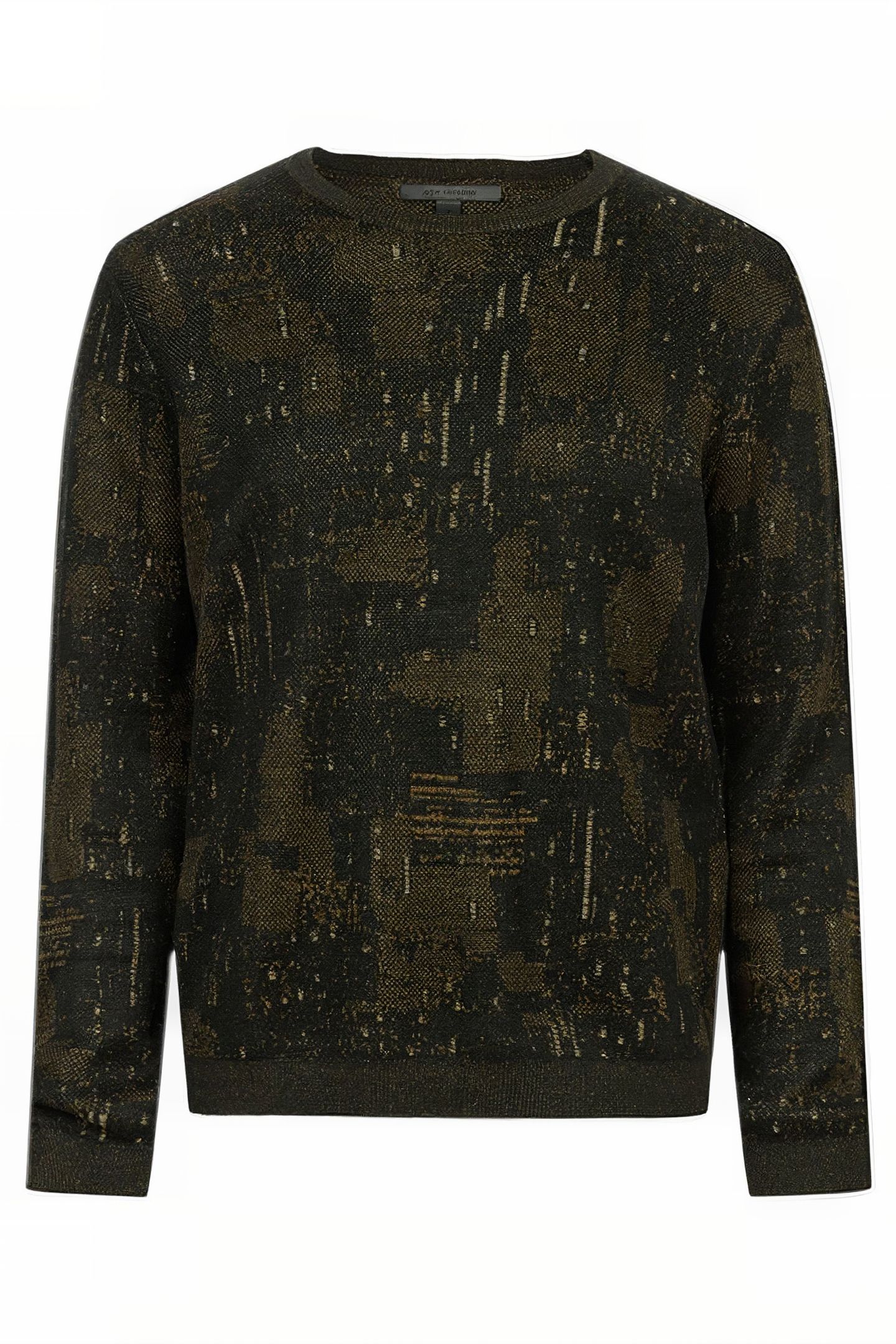 PATCHIN REGULAR FIT LS CREWNECK WITH PAT SEAWEED 2