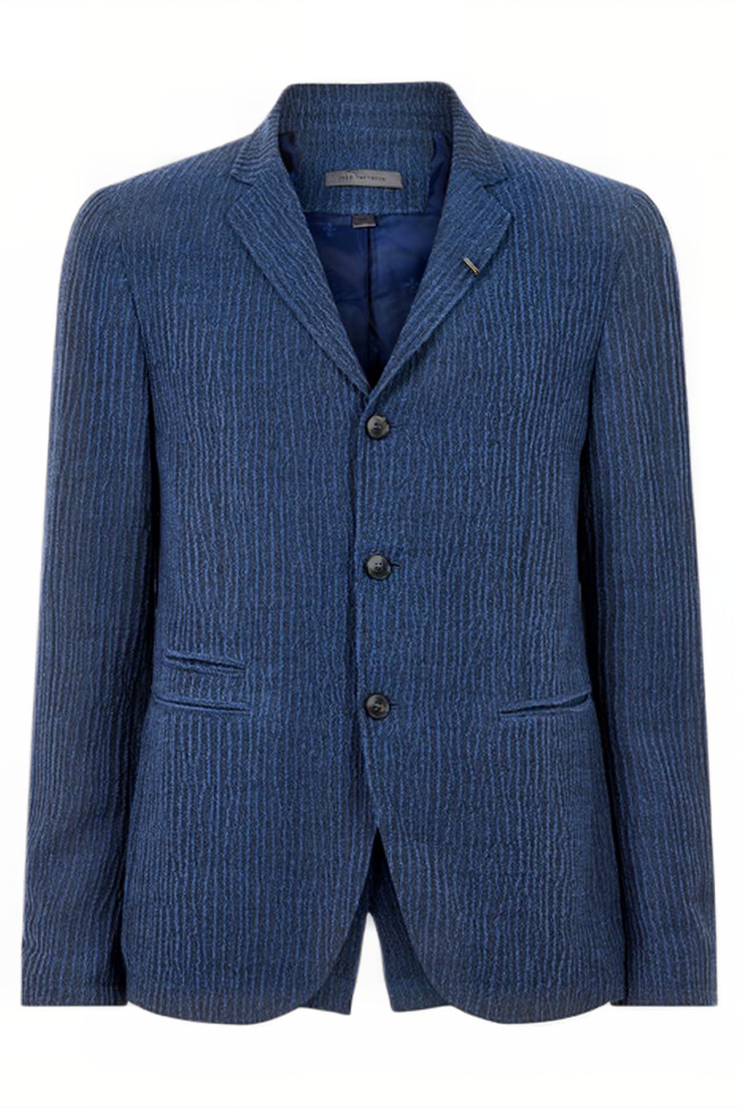 SLIM FIT NOTCH LAPEL JACKET W/ HOOK AND CADET BLUE 2