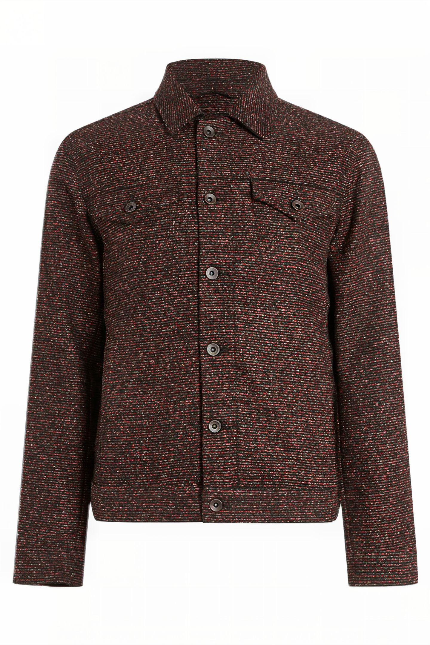 EVANS TRUCKER - MODERN TRUCKER JACKET SH RED RUM 2