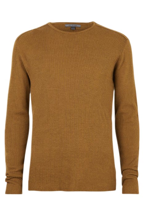ASTORIA REGULAR FIT LS MERINO SILK CREW COPPER 1