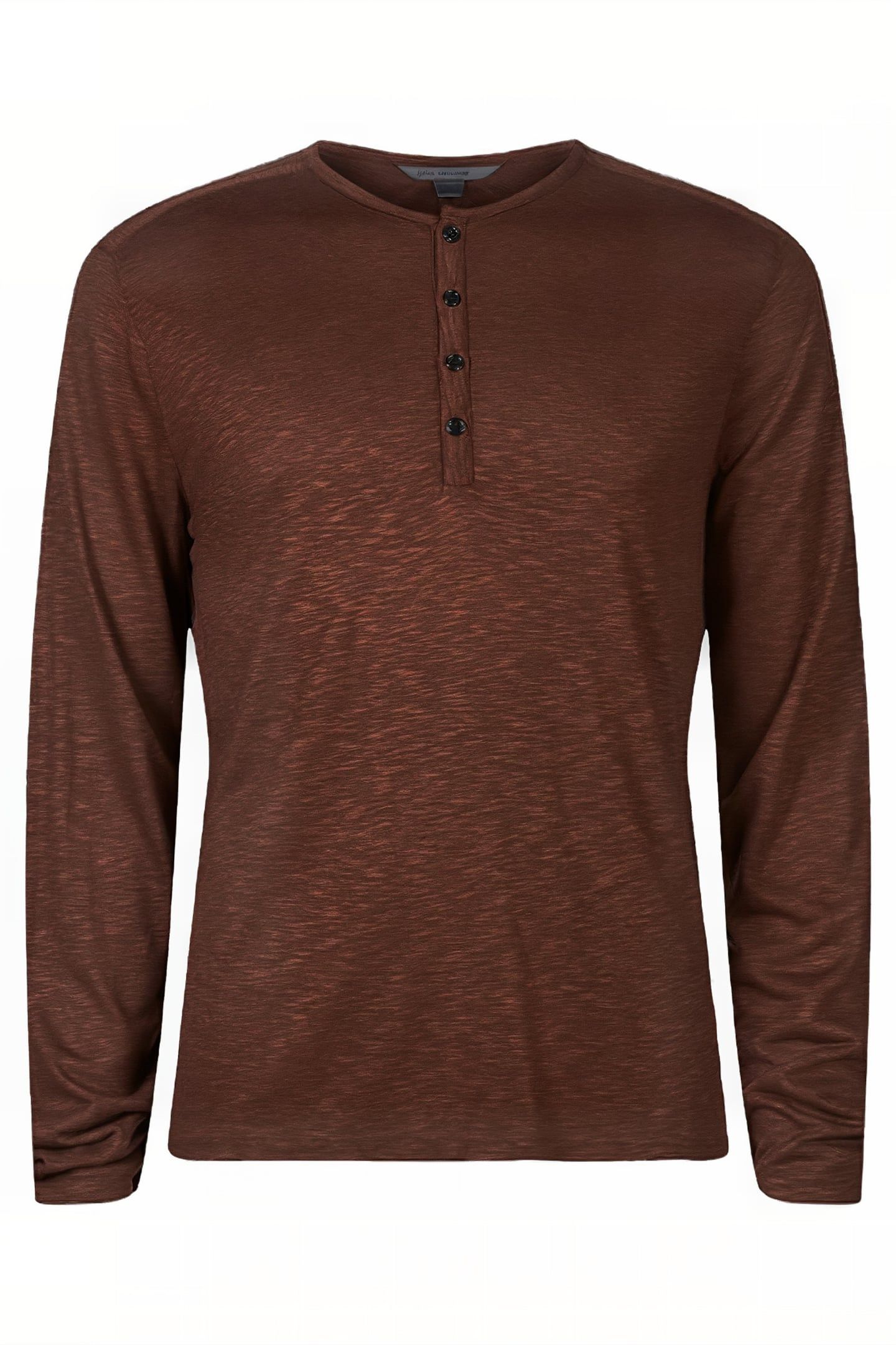 DANVILLE REGULAR FIT LS HENLEY WITH PLAC PRUCE 1