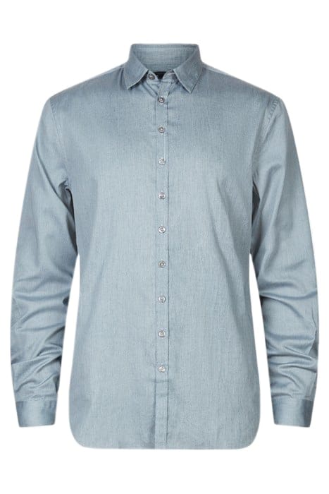 MULTI BUTTON SLIM FIT SHIRT BLUE STONE 2