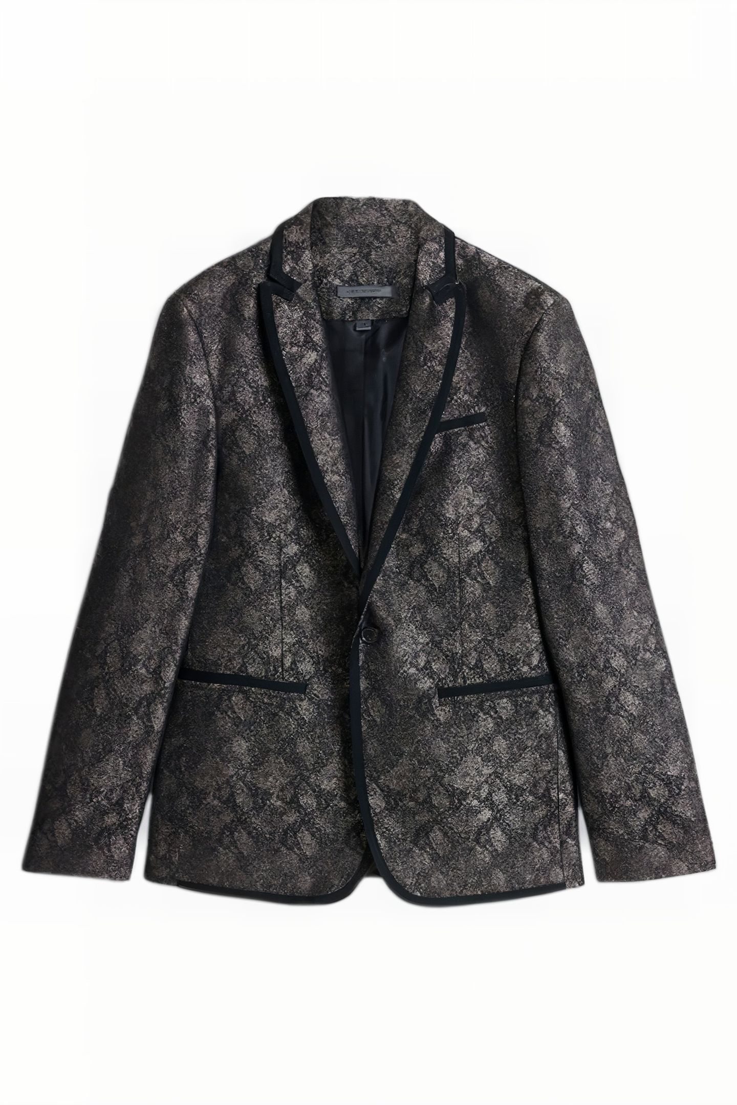 SLIM FIR BTN FRONT CLOSURE JACKET WITH S ALMOND 1