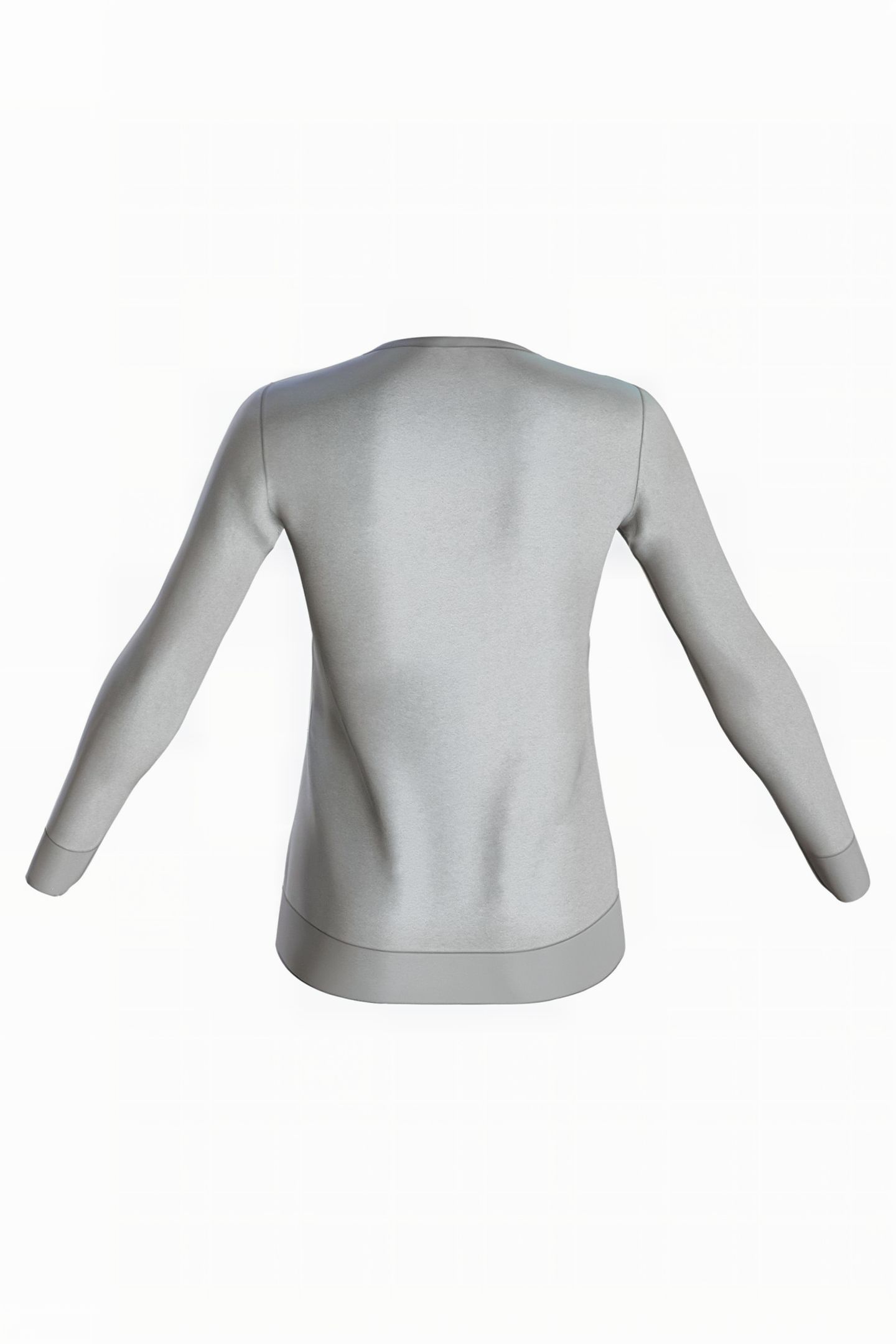 W ESSENTIAL CREW SWEAT MEDIUM GREY MELANGE 5