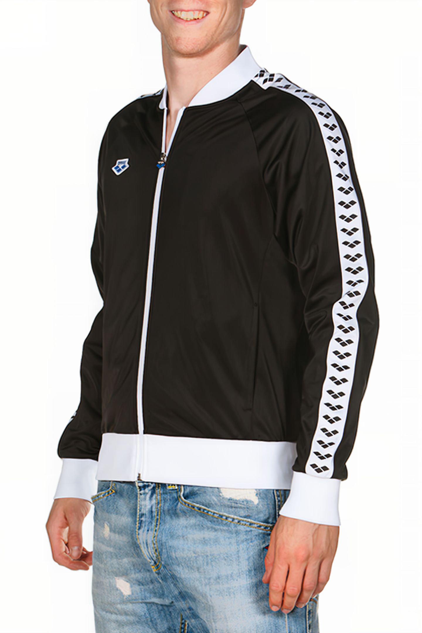 M RELAX IV TEAM JACKET BLACK-WHITE-BLACK 5