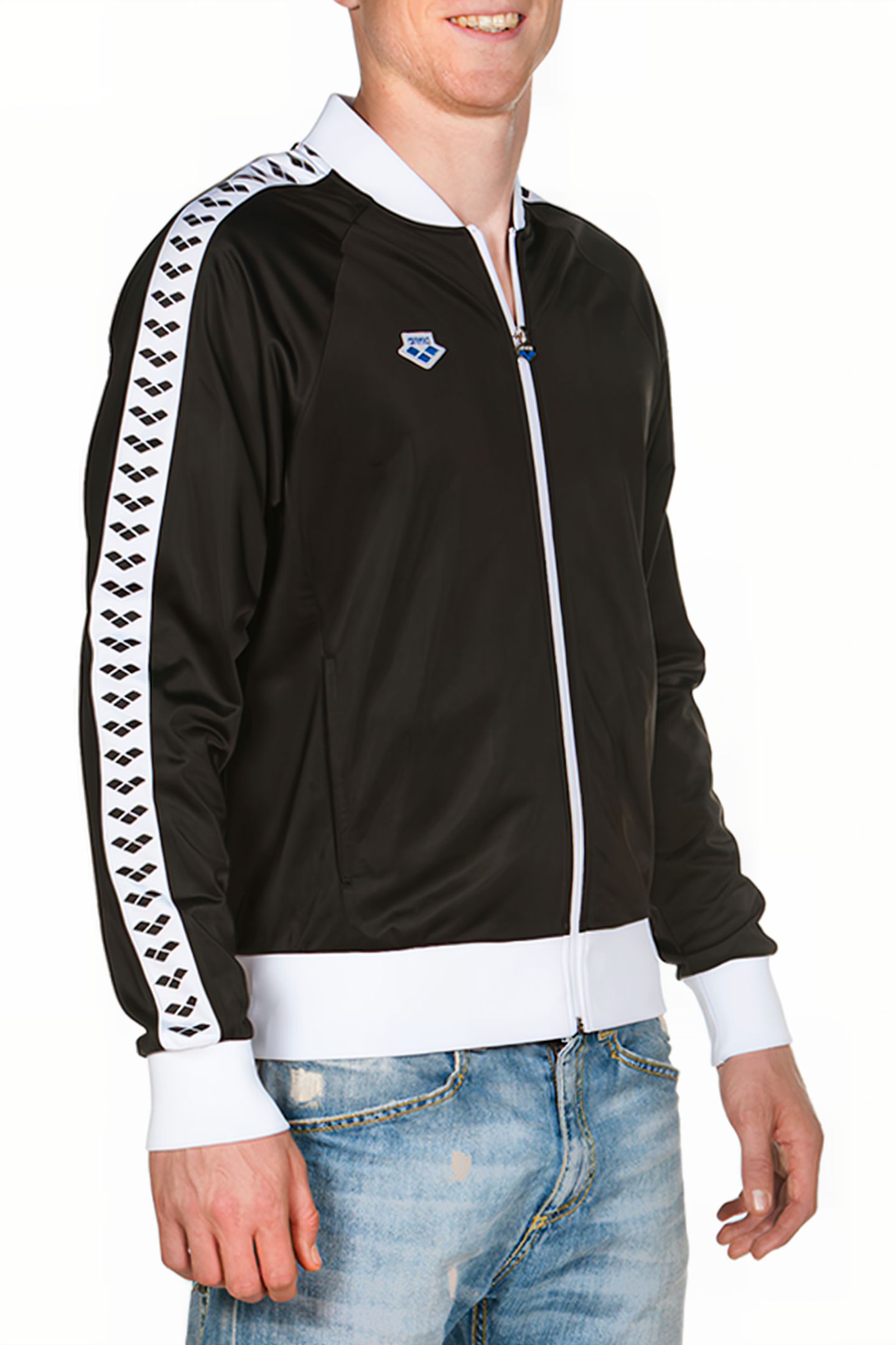 M RELAX IV TEAM JACKET BLACK-WHITE-BLACK 6
