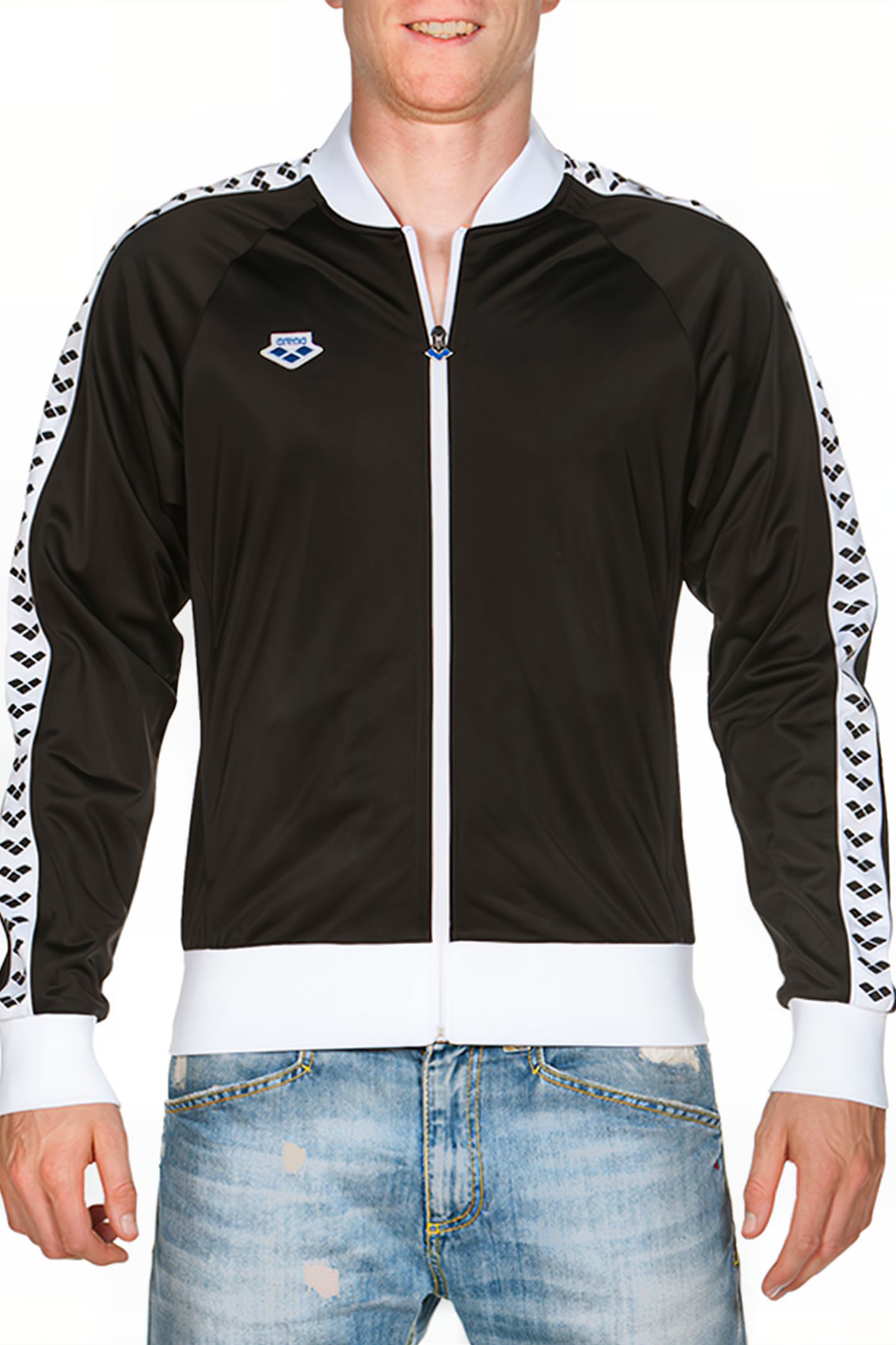 M RELAX IV TEAM JACKET BLACK-WHITE-BLACK 1