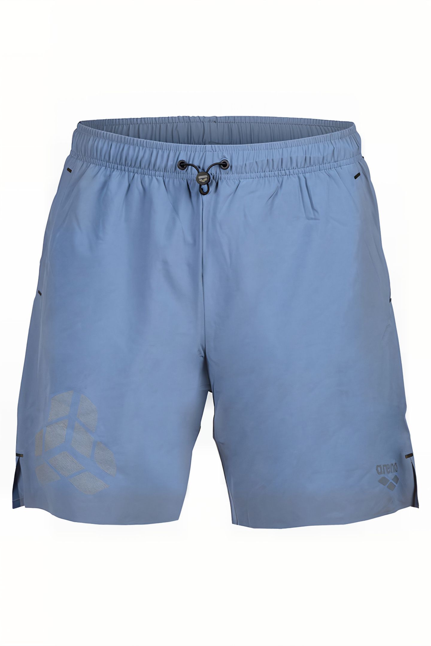 MEN'S ARENA EVO BEACH BOXER LOGO GREY BLUE 4