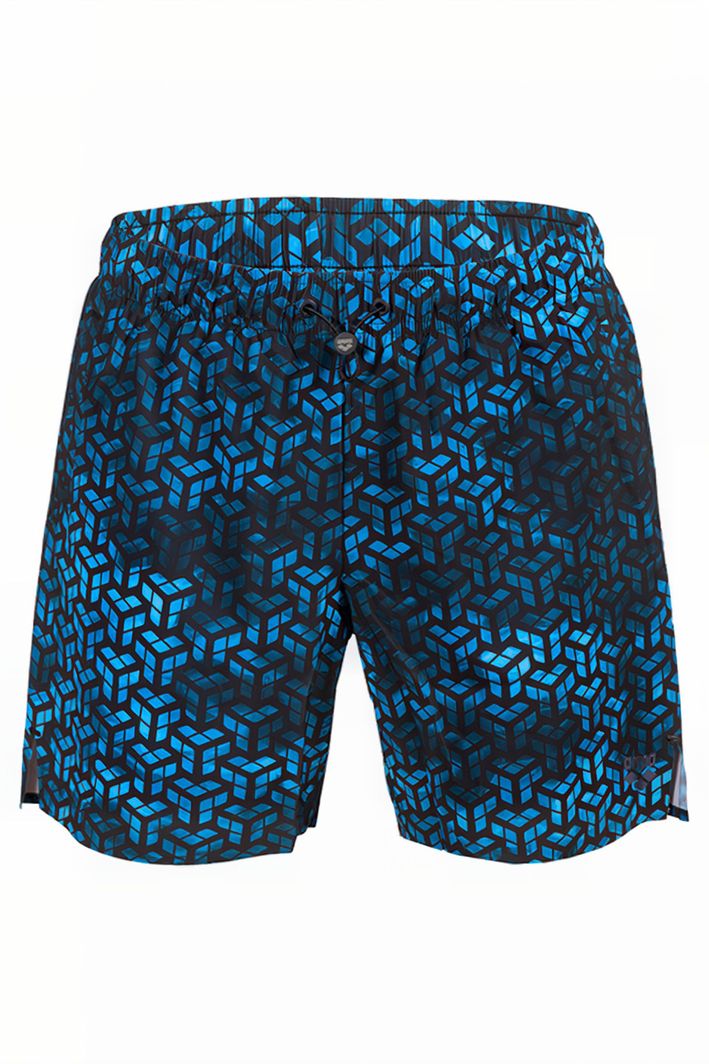 MEN'S ARENA EVO BEACH SHORT AO BLACK-TURQUOISE-MULTI 4