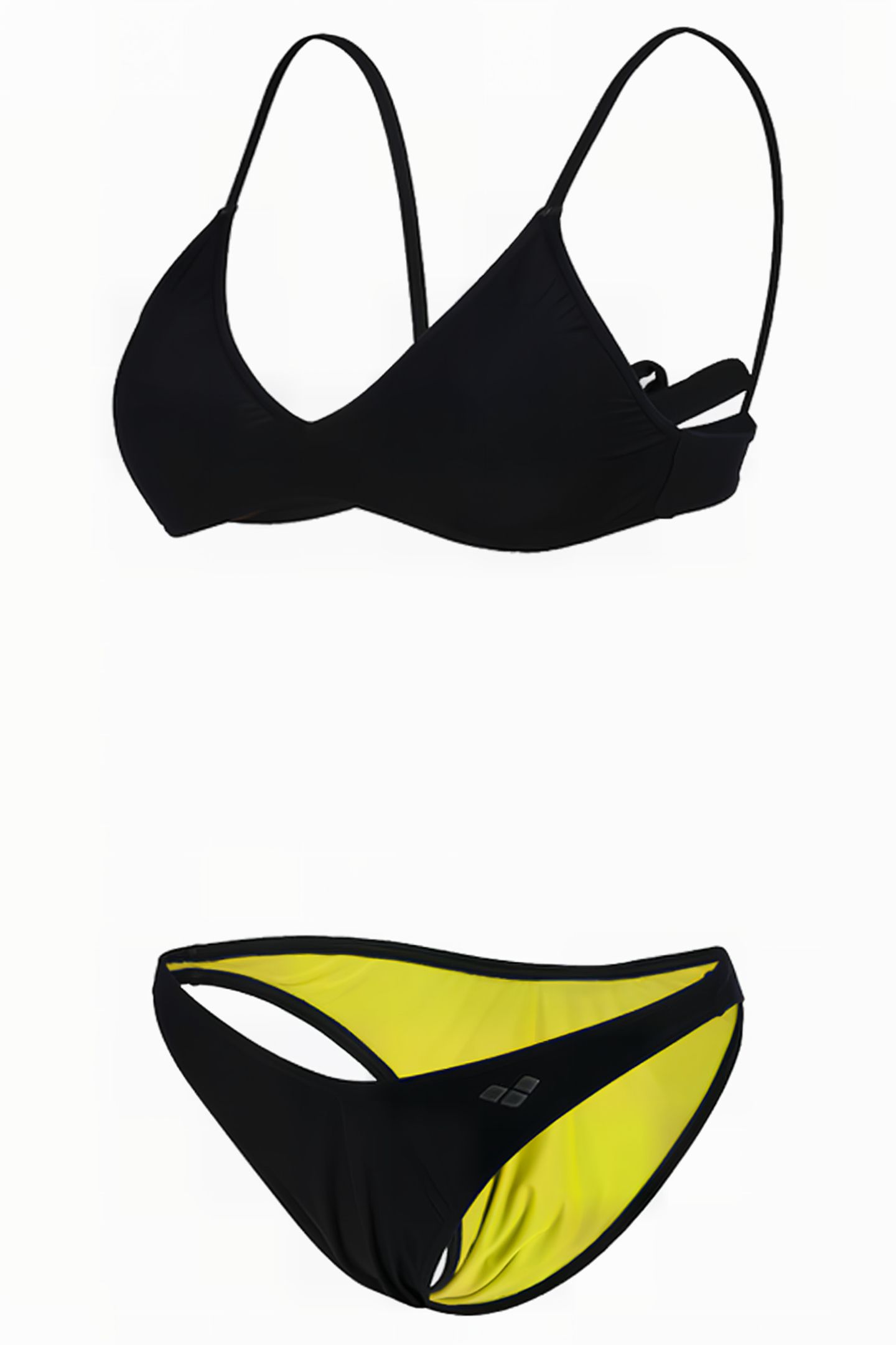 WOMEN'S ARENA SOLID BIKINI TRIANGLE BLACK 6
