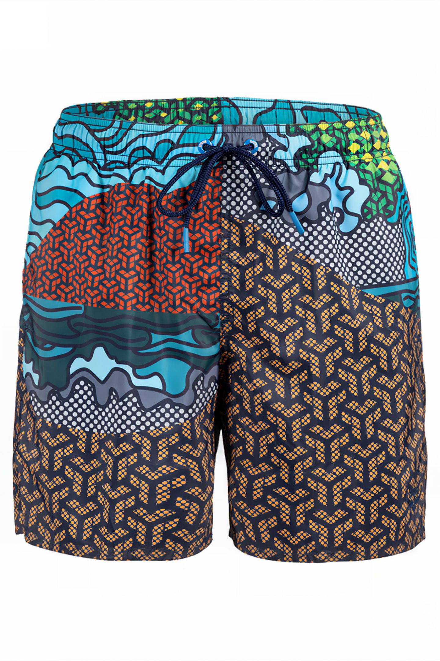 MEN'S BEACH BOXER PLACED SKY&BEACH 4