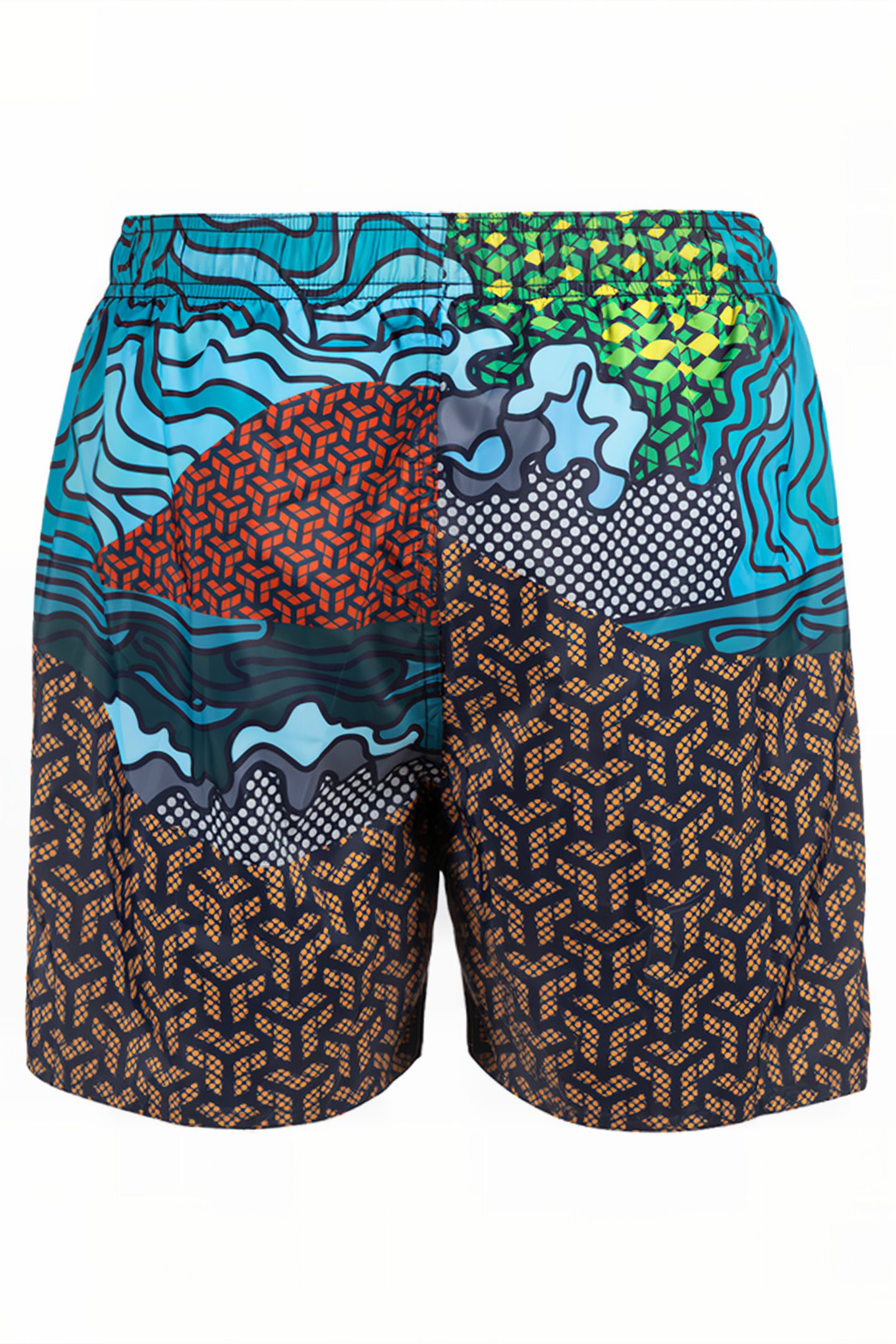 MEN'S BEACH BOXER PLACED SKY&BEACH 5