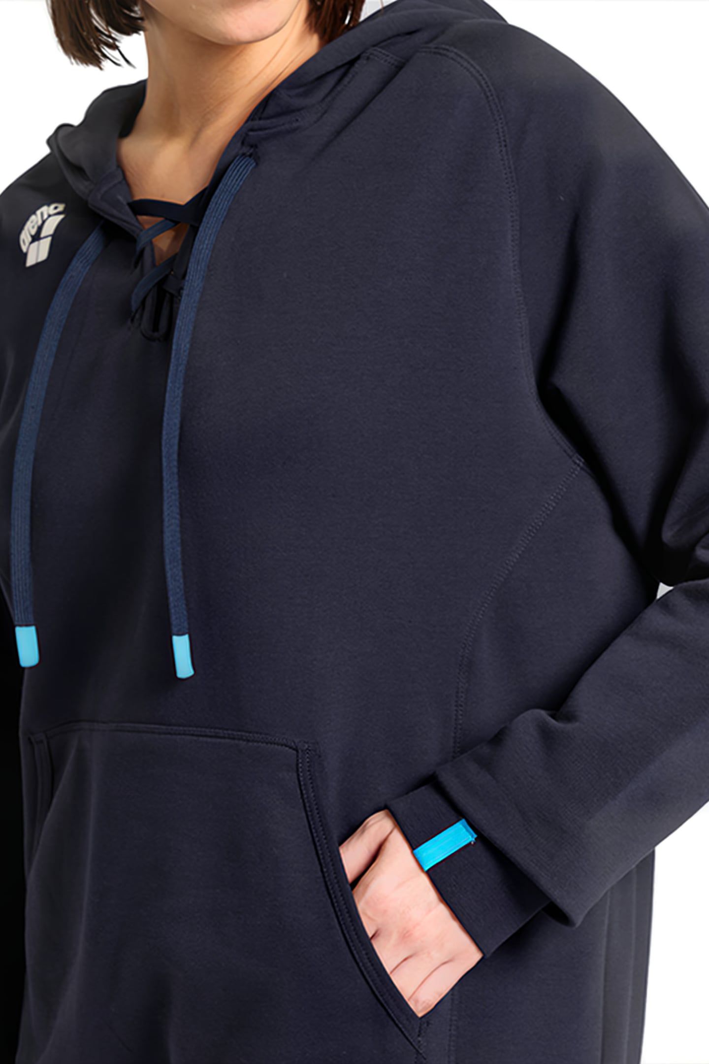 UNISEX TEAM HOODED SWEAT LACED NAVY-LACE 7