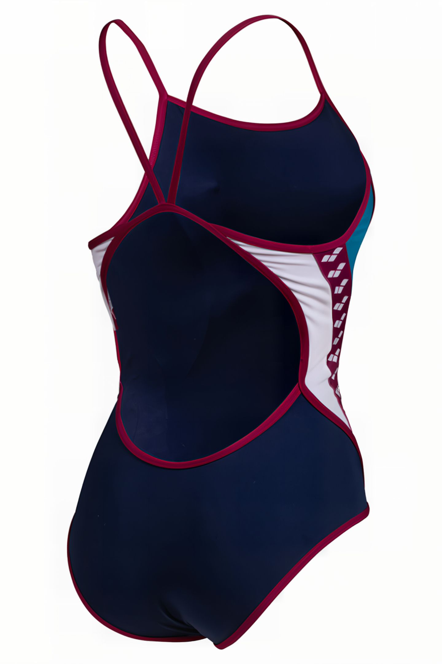 WOMEN'S ARENA ICONS SWIMSUIT SUPER FLY B NAVY-BLUE COSMO-WHI 7