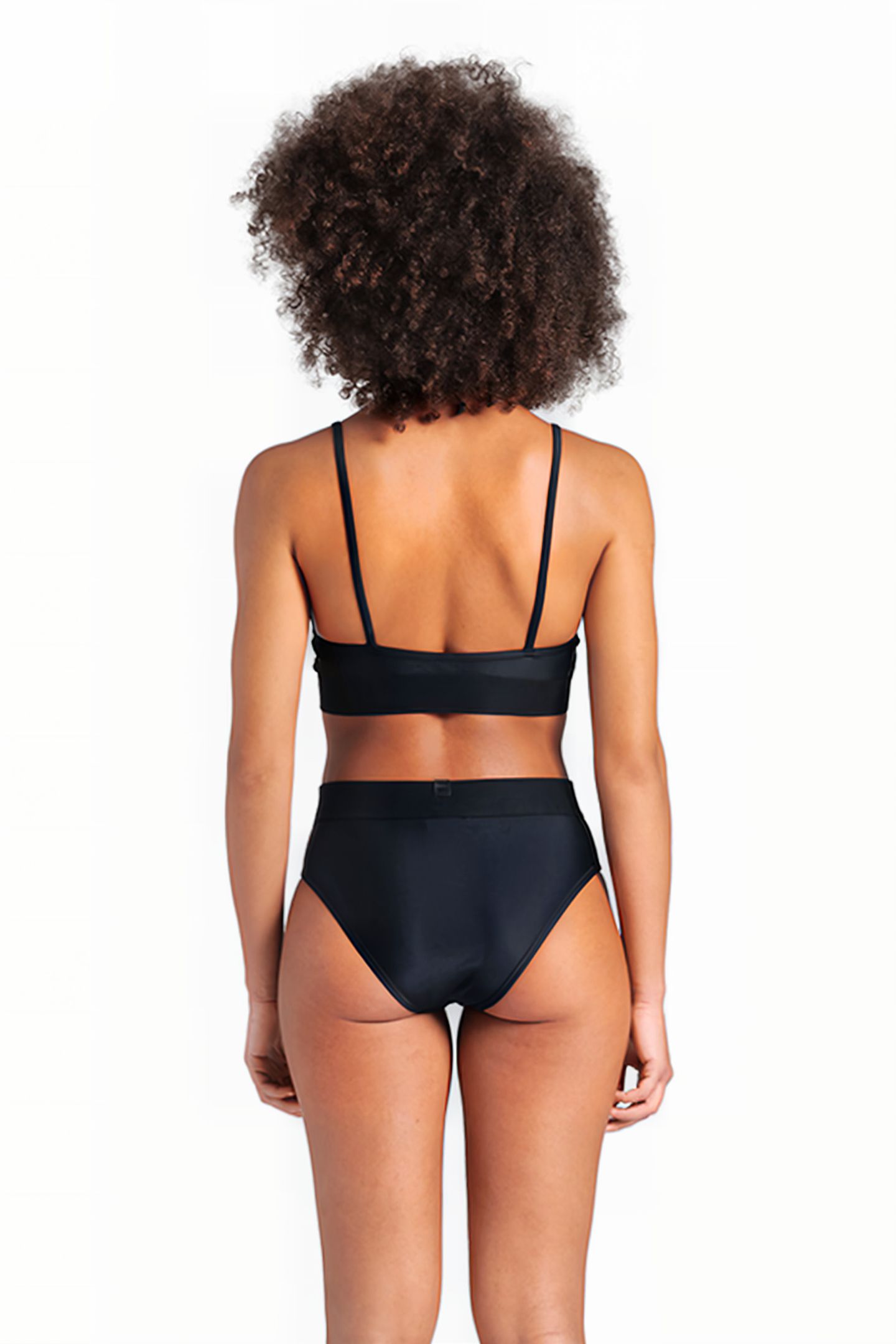 WOMEN'S ARENA BICOLORE ELASTIC BRASSIERE BLACK 2
