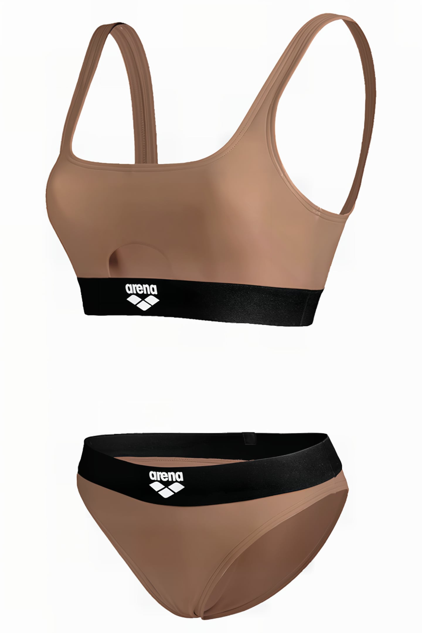 WOMEN'S ARENA BICOLORE ELASTIC BRALETTE CREAM 7