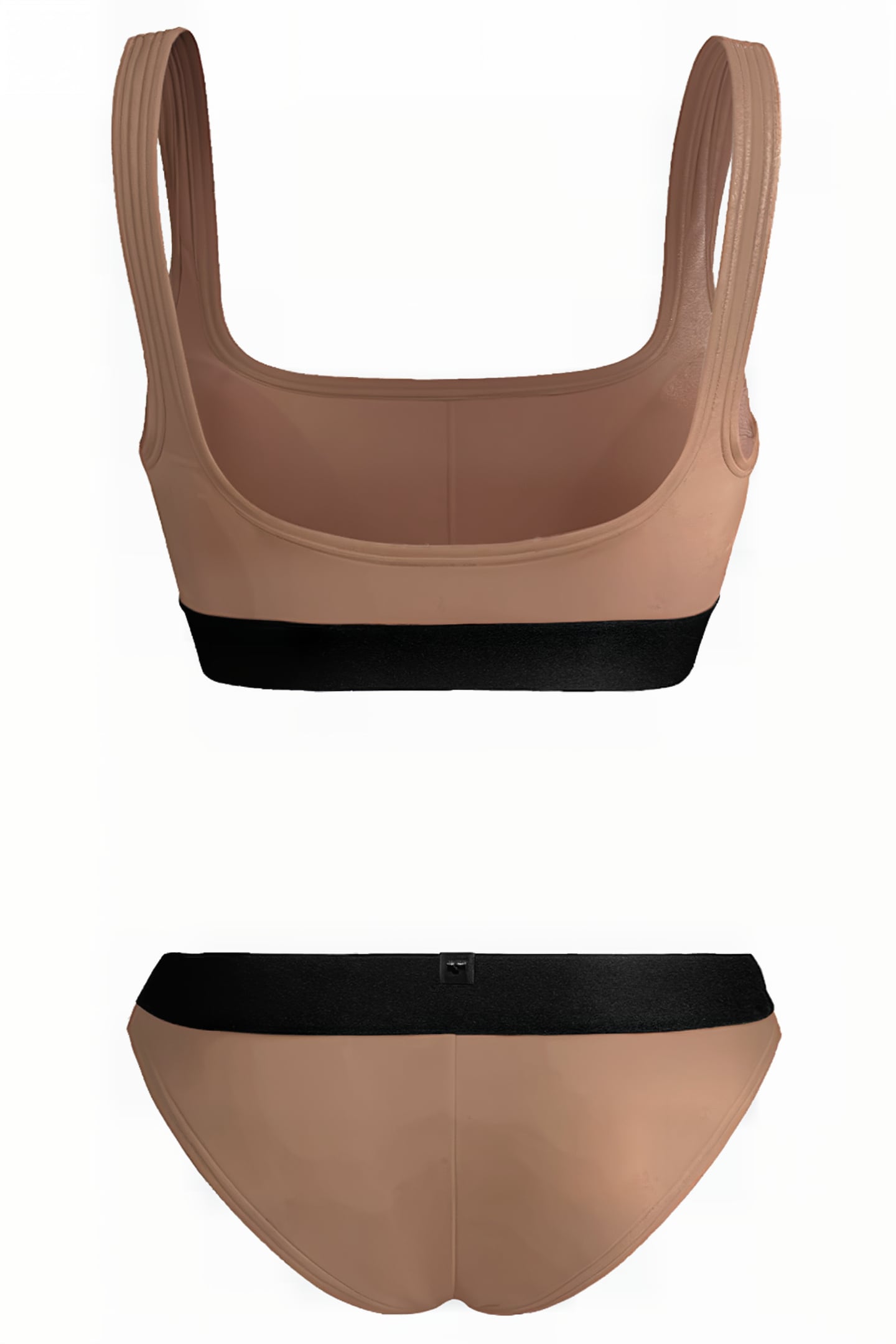 WOMEN'S ARENA BICOLORE ELASTIC BRALETTE CREAM 6