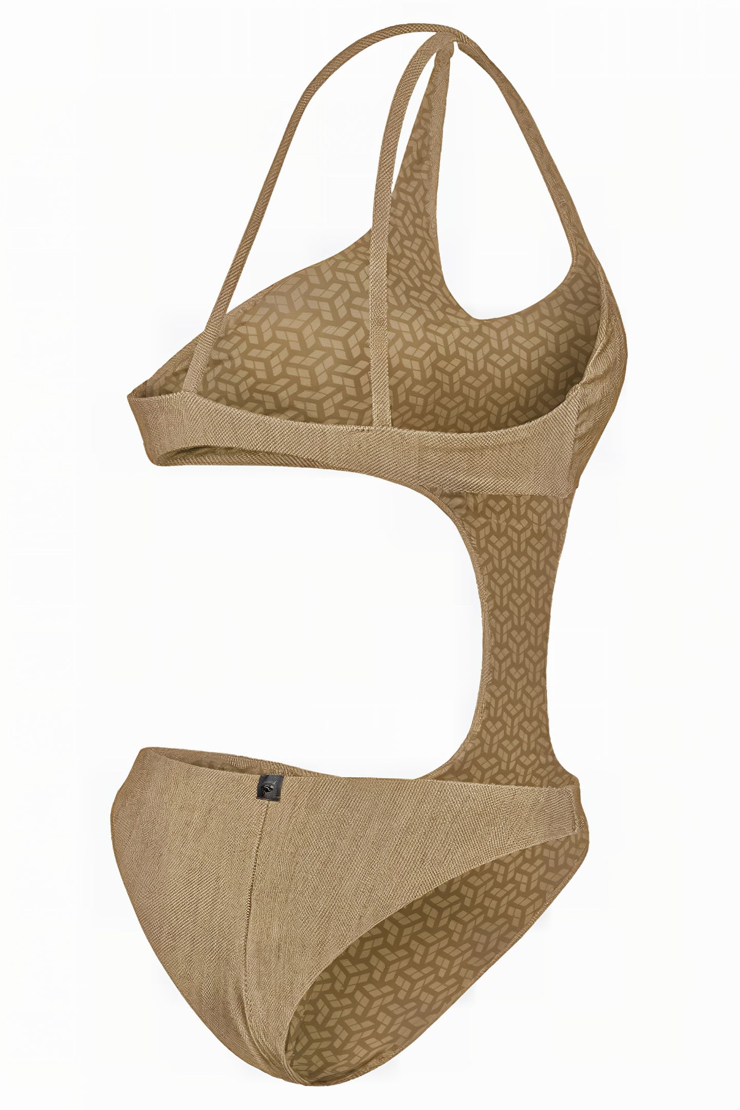 WOMEN'S ARENA TECH WOOL CUT OUT SWIMSUIT SAND 9