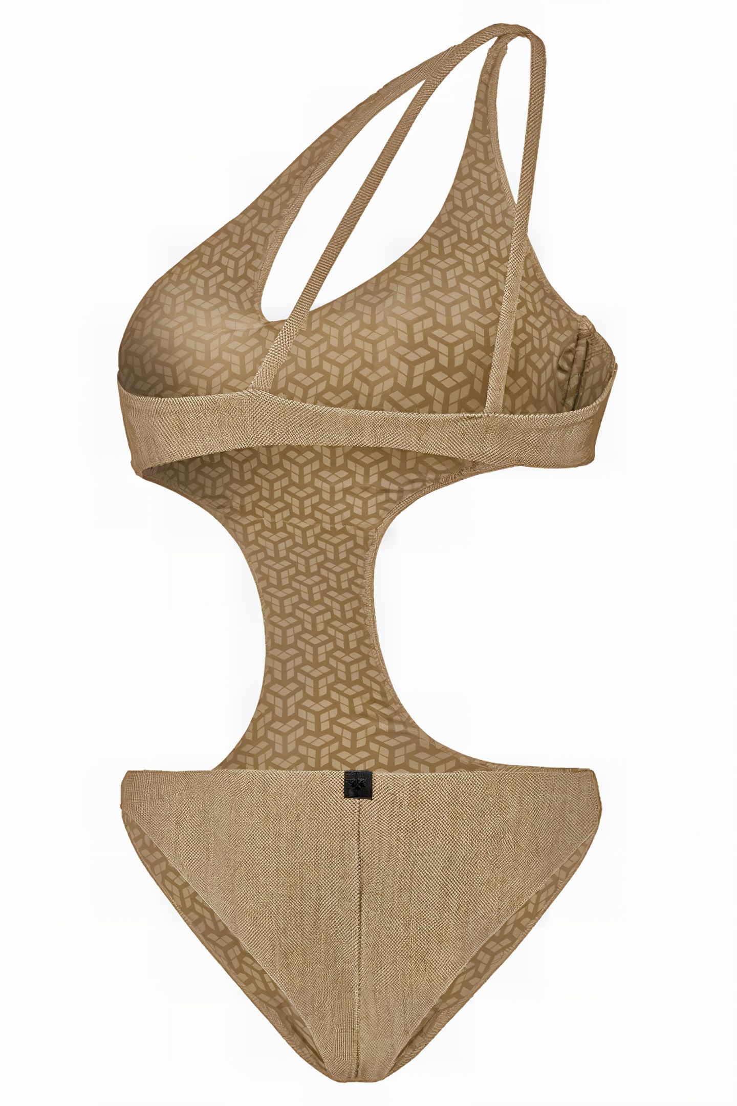 WOMEN'S ARENA TECH WOOL CUT OUT SWIMSUIT SAND 5