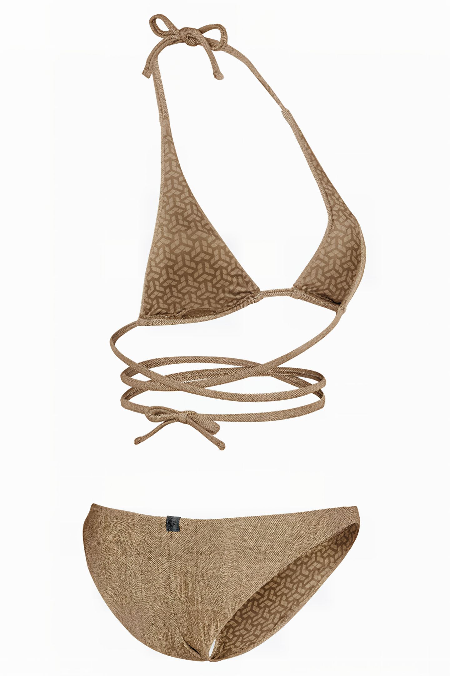 WOMEN'S ARENA TECH WOOL TRIANGLE BIKINI SAND 7