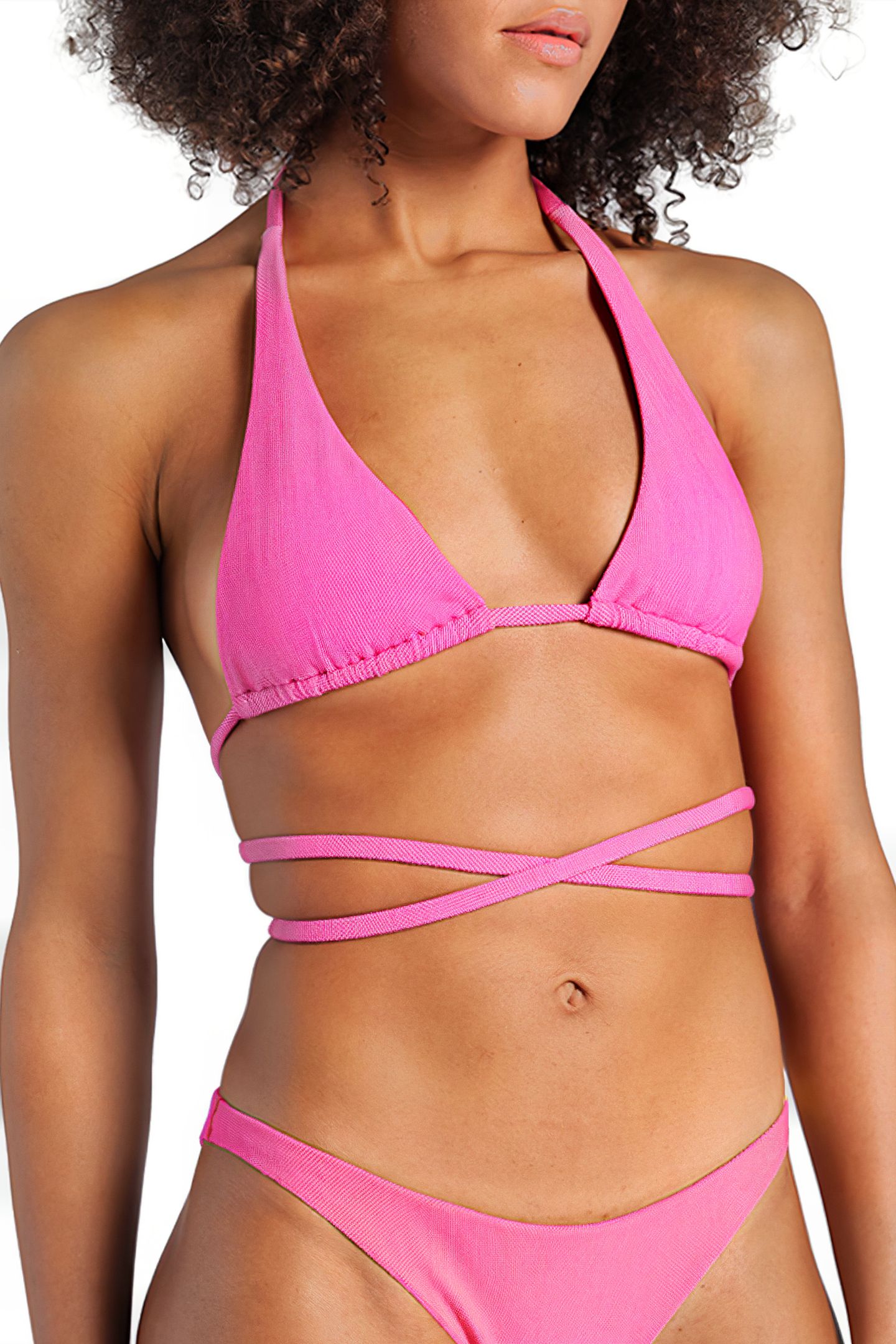 WOMEN'S ARENA TECH WOOL TRIANGLE BIKINI FUXIA 8